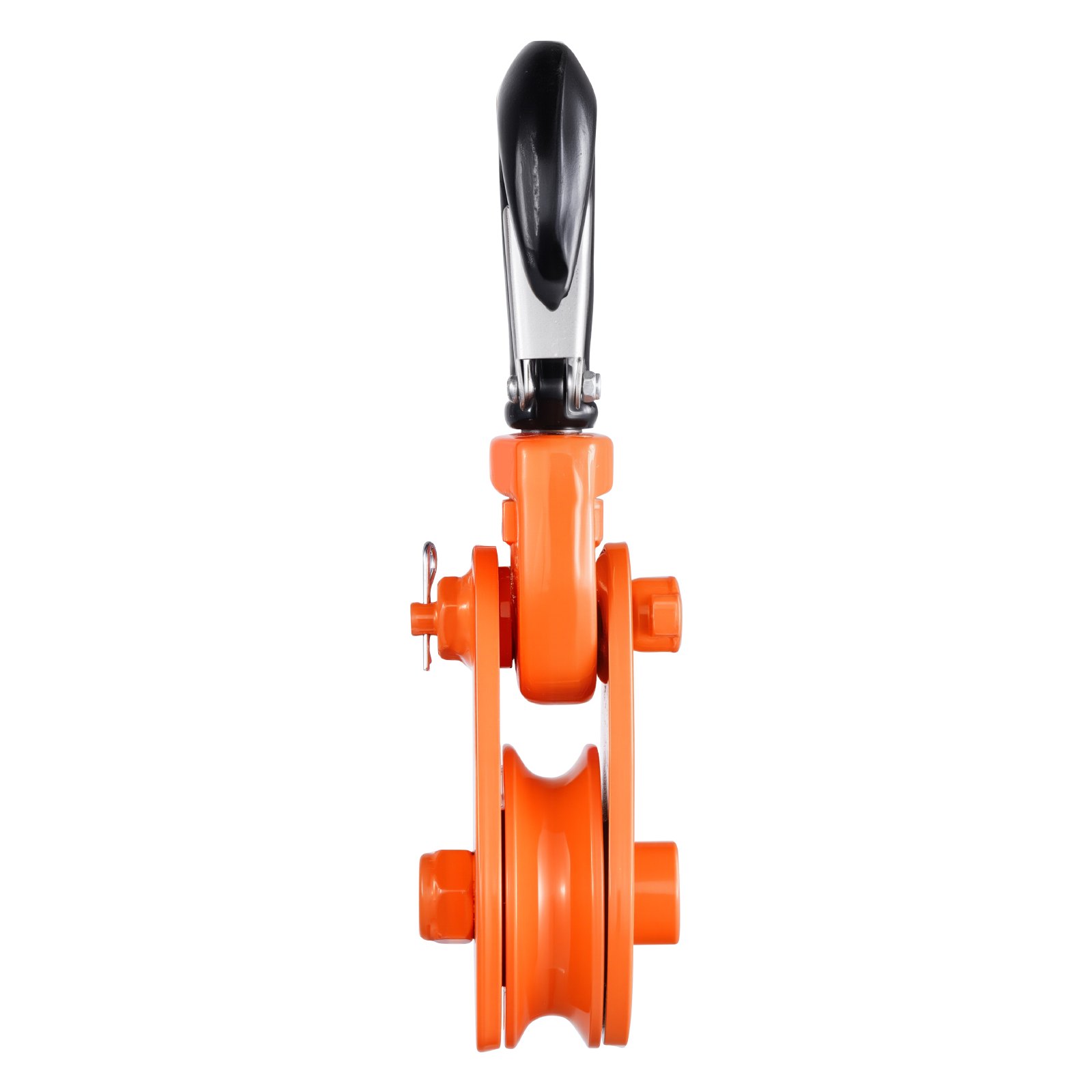 VEVOR 2 Ton Snatch Block with Swivel Hook, 76.2mm Sheave 9.5mm Wire Rope, Heavy Duty Snatch Block Pulley 4400 lbs for Towing and Recovery operations on Tow Truck Rollback Wrecker Car Hauler Winches