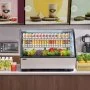 VEVOR Refrigerated Display Case, 5 Cu.Ft./146L Countertop Pastry Display Case, 2-Tier Commercial Display Refrigerator with LED Lighting, TURBO Cooling, Frost-Free Air-Cooling, for Bakery