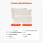 VEVOR Queen Quilt Set, 3-Piece Lightweight Comforter, Microfiber Queen Size Bedding Set, Beige Bedspreads with 1 Quilt and 2 Pillow Shams, Lightweight Bedspread Coverlet Bedding Set, for All Season