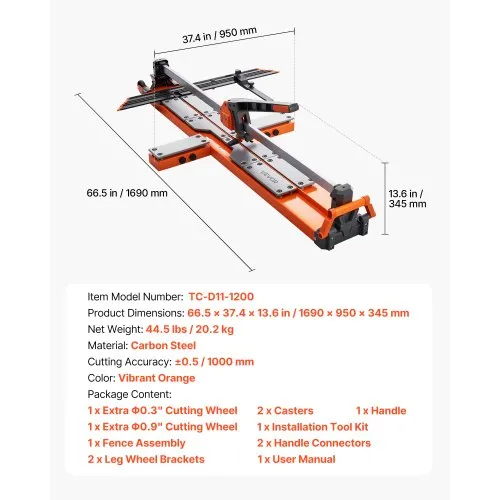 Manuaalne plaadilõikur 1200 mm — pilt 7