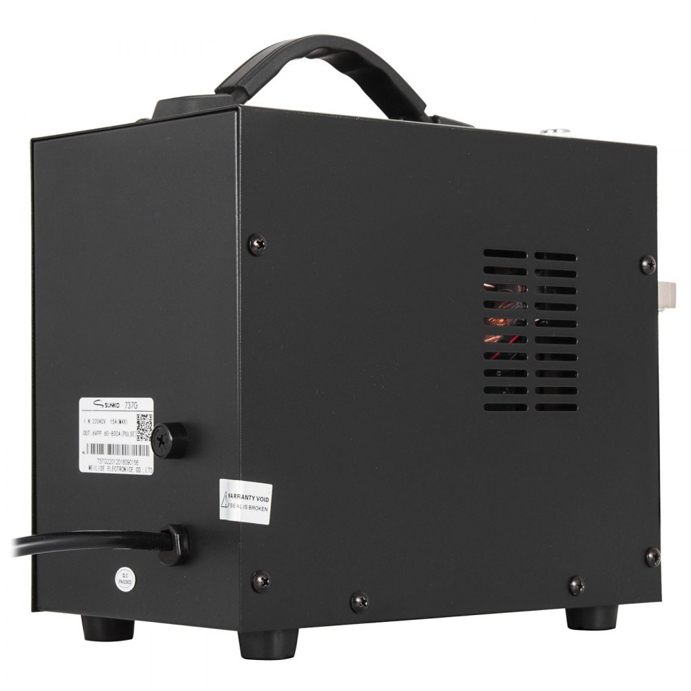 VEVOR Portable Heart Rate Welder,737G 220V/50Hz Battery Pulse Tip Welder,50-800A Thickness 0.05-0.2mm Welding Machine