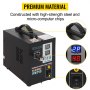 VEVOR Portable Heart Rate Welder,737G 220V/50Hz Battery Pulse Tip Welder,50-800A Thickness 0.05-0.2mm Welding Machine