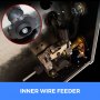 Mig-250, 250a Mig Flux Cored Stick Arc Inventer Welder 2-in-1 Combo Welding Igbt