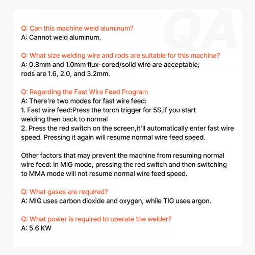 Inverterkeevitus 3-in-1 MIG/TIG/MMA, 250 A — pilt 6
