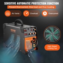 Vevor Mig Welder Welding Machine MIG-270 MIG MMA TIG IGBT DC Inverter Welder Digital Display