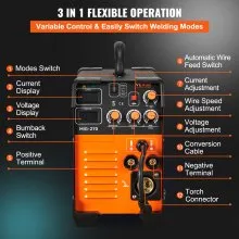 VEVOR Mig Welder Welding Machine 270A MIG MMA Lift TIG 3 In 1 Welder Combo 110V/220V
