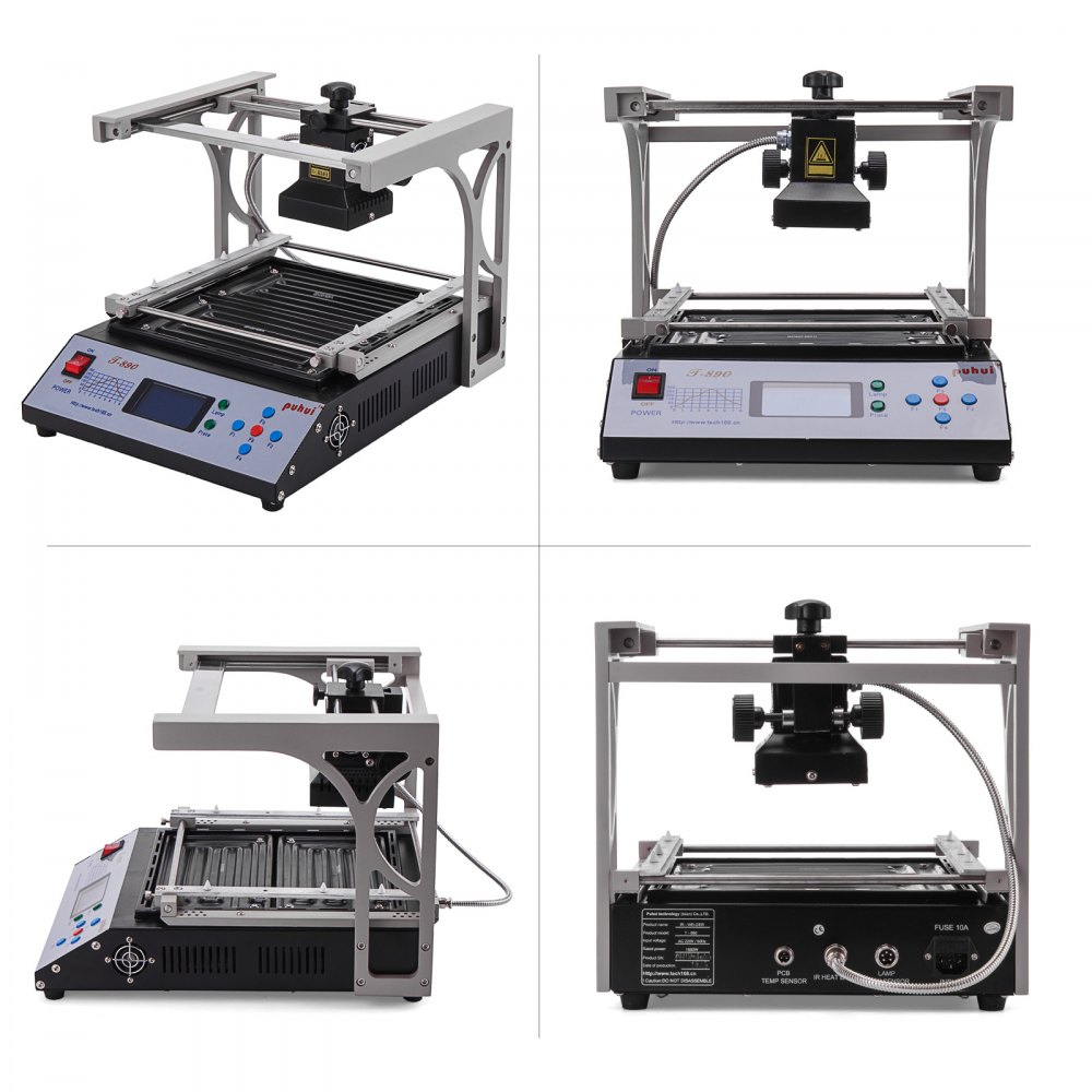 T-890 Soldering Rework Station​ Temperature Wave Heating Temp Control Computer