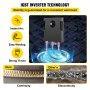 VEVOR TIG-200 AC/DC Aluminium Welder 200A IGBT Inverter Welding Machine Inverter ARC MMA Welding Machine 200A with Foot Pedal