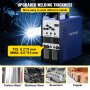 VEVOR TIG-200 AC/DC Aluminium Welder 200A IGBT Inverter Welding Machine Inverter ARC MMA Welding Machine 200A with Foot Pedal