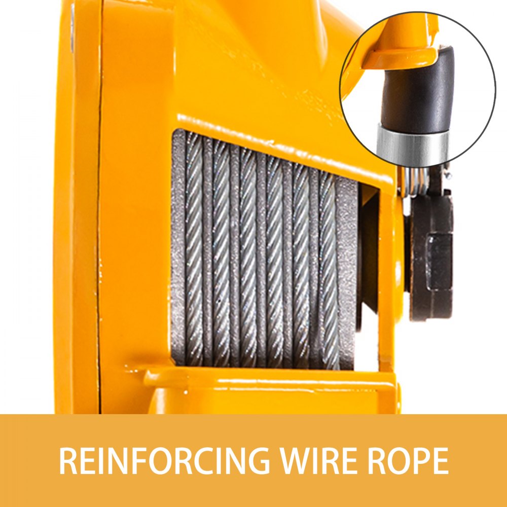 VEVOR Spring Balancer Retractable Tool Holder 3-5kg Hanging Equipment Yellow