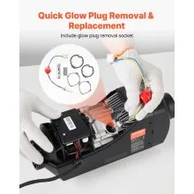 VEVOR Glow Plug Repair Kit 8V Diesel Heater Glow Plug Kit  for 2KW5KW8KW Heaters
