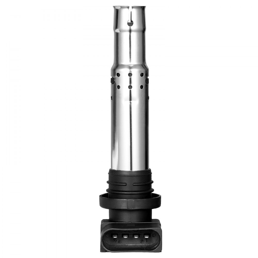 VEVOR Ignition Coil Pack, Set of 4, Compatible with Audi A1, A3, Seat Alhambra, Altea, Cordoba, Ibiza, Leon, Toledo, Volkswagen Golf, Polo, Tiguan, Vento, for Audi 1.4T 1.8T 1.6L, Volkswagen 1.4L 1.6L
