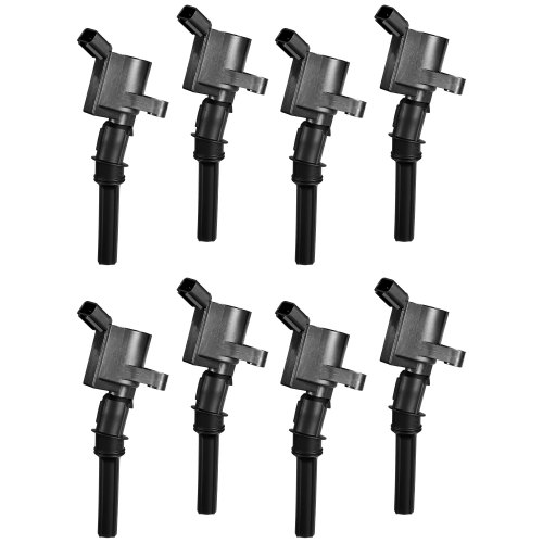 Ignition Coil Pack Set of 8 Compatible with Ford VPG MV-1 Lincoln Navigator