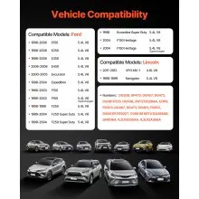 VEVOR Ignition Coil Pack, Set of 8, Compatible with Ford E150 E250 E350 E450 Econoline Super Duty Excursion Expedition F150 F250 F350 VPG MV-1 Lincoln Navigator, for Engines 4.6L 5.4L V8 6.8L V10