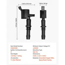Ignition Coil Pack Set of 8 Compatible with Ford Expedition Lincoln Mark