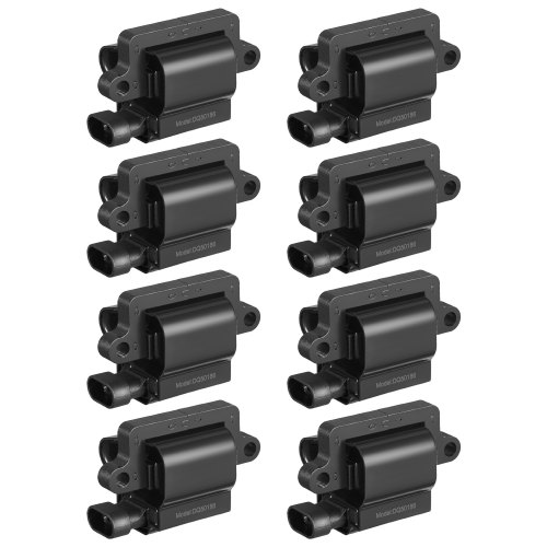VEVOR Ignition Coil Pack, Set of 8, Compatible with Chevrolet Silverado GMC Sierra Savana Envoy Cadillac Escalade Hummer H2, for Engines 4.8L/5.3L/6.0L V8, Replacement for UF271 52-1618 5C1083 C1208