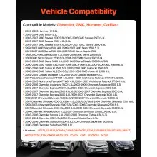 VEVOR Ignition Coil Pack, Set of 8, Compatible with Chevrolet Silverado GMC Sierra Savana Envoy Cadillac Escalade Hummer H2, for Engines 4.8L/5.3L/6.0L V8, Replacement for UF271 52-1618 5C1083 C1208