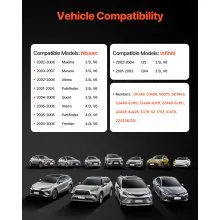 VEVOR Ignition Coil Pack and Spark Plugs, Set of 6, Compatible with Nissan Maxima Murano Altima Pathfinder Quest Xterra Pathfinder Frontier Infiniti I35 QX4 3.5L 4.0L V6, Replacement for UF349 C1406