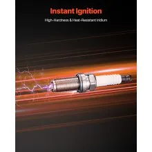 Ignition Coil Pack and Spark Plugs Set of 6 Compatible with Nissan Infiniti