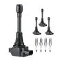 Ignition Coil Pack and Spark Plugs Set of 4 Compatible with Nissan Altima Versa