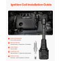 Ignition Coil Pack and Spark Plugs Set of 6 Compatible with Nissan Infiniti EX35