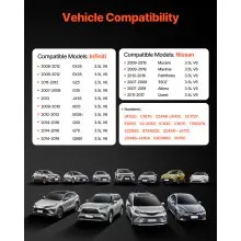 VEVOR Ignition Coil Pack and Spark Plugs, Set of 6, Compatible with Nissan Murano Maxima Pathfinder 350Z Altima Quest Infiniti EX35 FX35 G25 G35 JX35 M35 M35h Q50 Q70 QX60 3.5L V6, for UF550 C1670