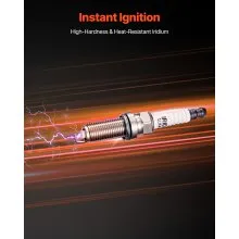 Ignition Coil Pack and Spark Plugs Set of 6 Compatible with Nissan Infiniti EX35