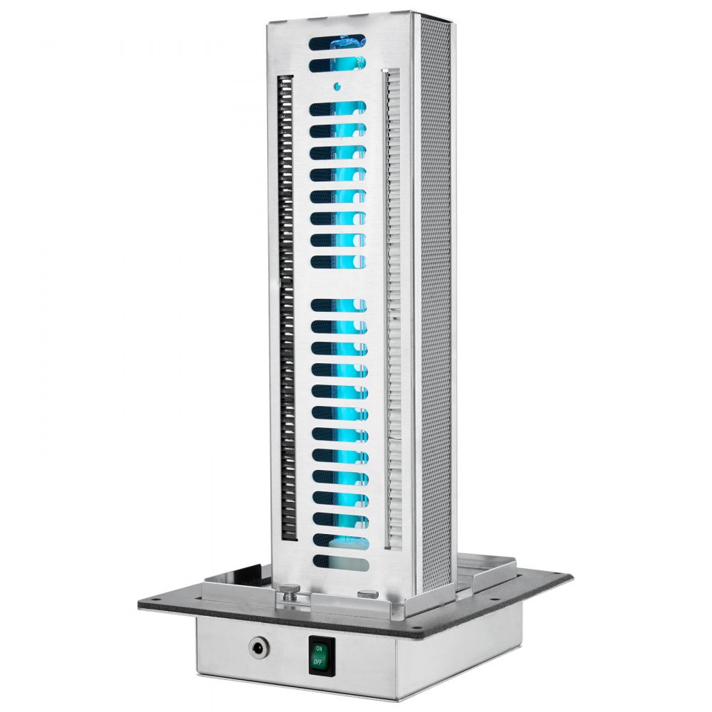 VEVOR HVAC Air Purifier Whole House, 24W 12inch, Light in Duct for Ac (Air Conditioning) Duct, Air Scrubber with 2 Bulb, PCO Technology and Carbon Filtration HVAC lights for Ac Systems