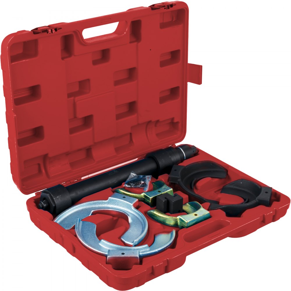 VEVOR Strut Spring Compressor, 3 Pairs Jaws Different Size Fork Spring Compressor Kit, Interchangeable Fork Coil Extractor Tool Set, Heavy-Duty Steel Spring Compressor Tool, Tool Spring Compressor