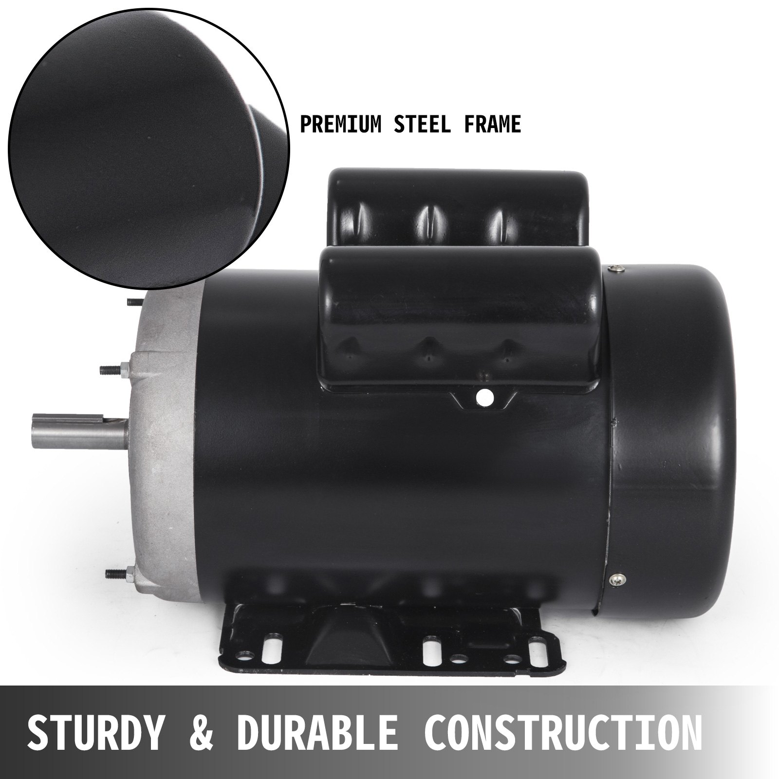 New 1.5Hp Electric Motor 56 Frame Single Phase TEFC 3450RPM 115/230V 121556