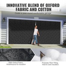 VEVOR Garage Door Screen for Winter 18.3 x 7.15 ft Garage Door Insulation Kit