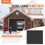 Kit d'isolation de porte de garage VEVOR pour l'hiver 9,28 x 7,15 pi