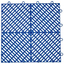 VEVOR Interlocking Garage Floor Tiles 30.5x30.5x1.3 cm 55PCS Blue