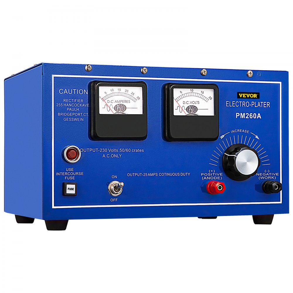 VEVOR Jewelry Plating Rectifier 30A Platinum Gold Silver Rhodium Plating Machine 110 or 220V Jewelry Plater Electroplating Rectifier With Thyristor Rectifier