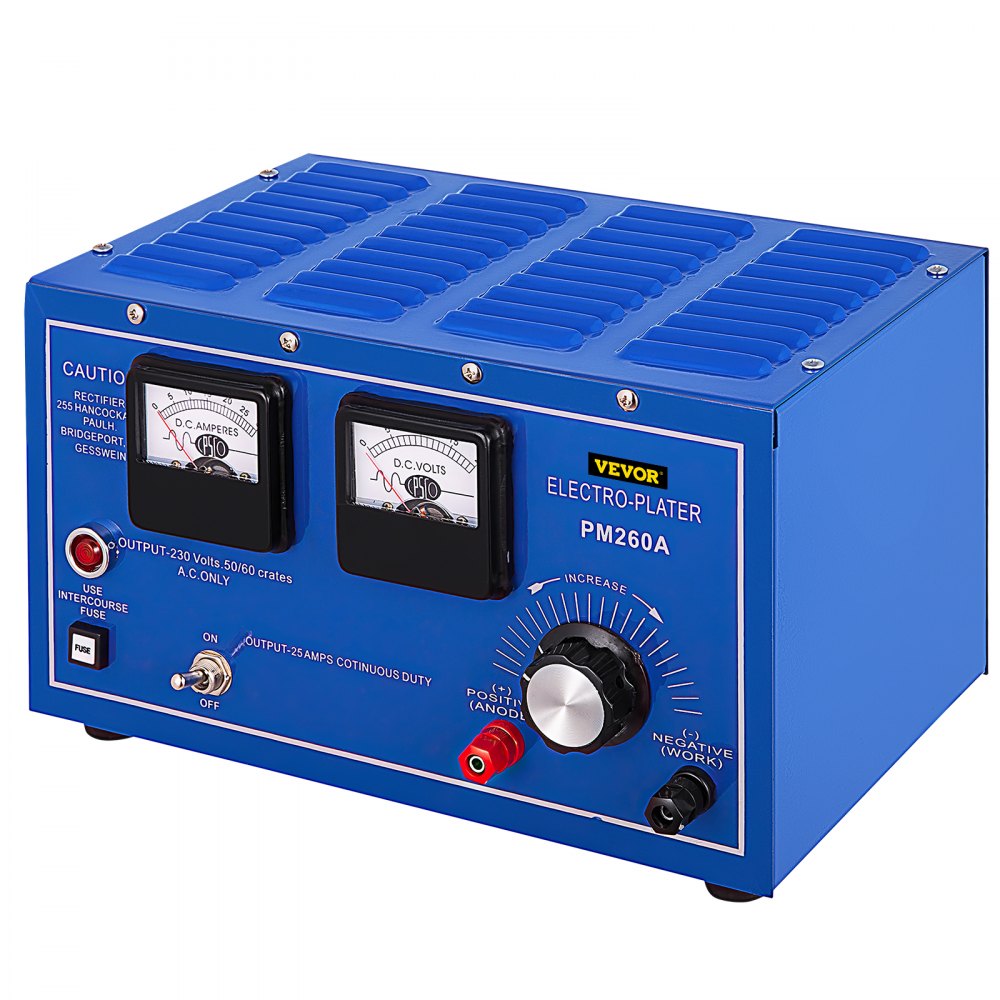 VEVOR Jewelry Plating Rectifier 30A Platinum Gold Silver Rhodium Plating Machine 110 or 220V Jewelry Plater Electroplating Rectifier With Thyristor Rectifier