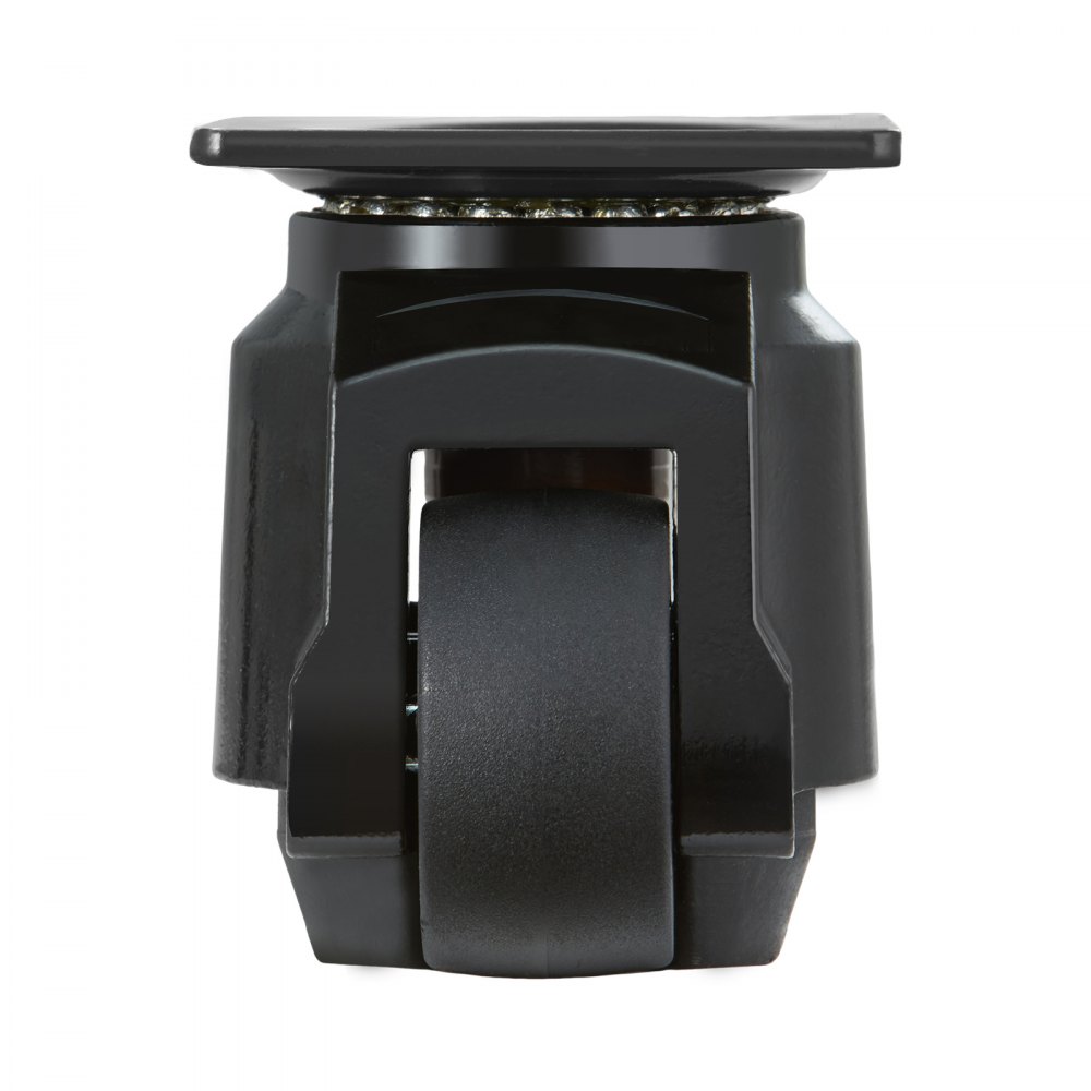VEVOR Leveling Casters, Set of 4, 1000 kg Total Load Capacity, 63.5 mm, Heavy Duty with Upgraded Handle Design, 360 Degree Swivel Caster Wheels, Adjustable Casters with Feet for Workbench, Machine