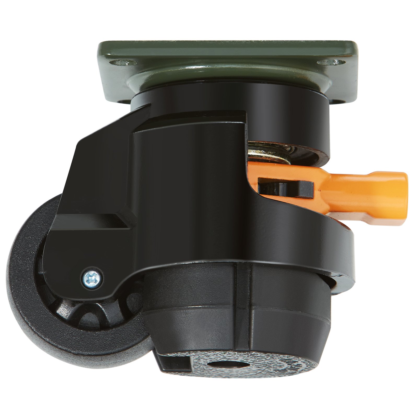 VEVOR Leveling Casters, Set of 4, 500 kg Total Load Capacity, 50.8 mm, Heavy Duty with Upgraded Handle Design, 360 Degree Swivel Caster Wheels, Adjustable Casters with Feet for Workbench, Machine