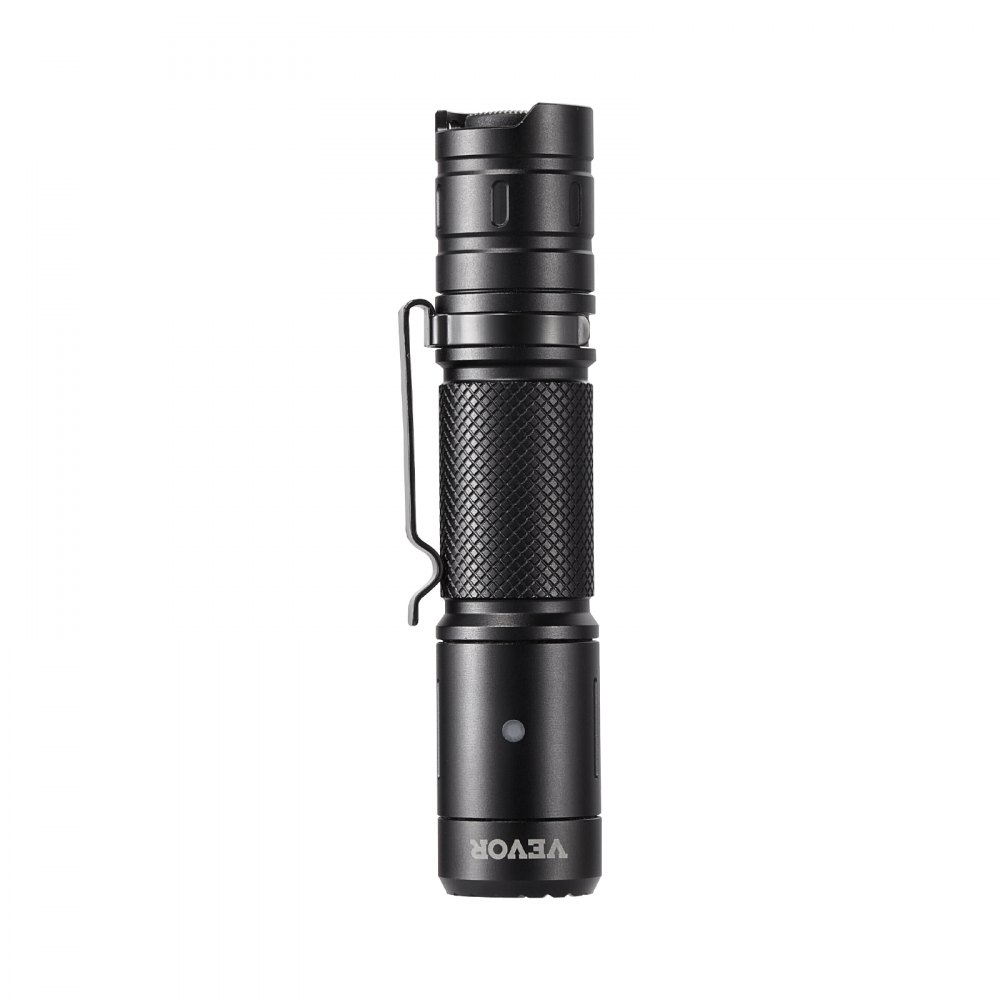 VEVOR Rechargeable Flashlight, High Lumens LED Flashlight with 6 Lighting Modes, IP66 Waterproof Handheld Flash Light for Home, Hiking, Camping, Emergencies, Lightweight & Portable