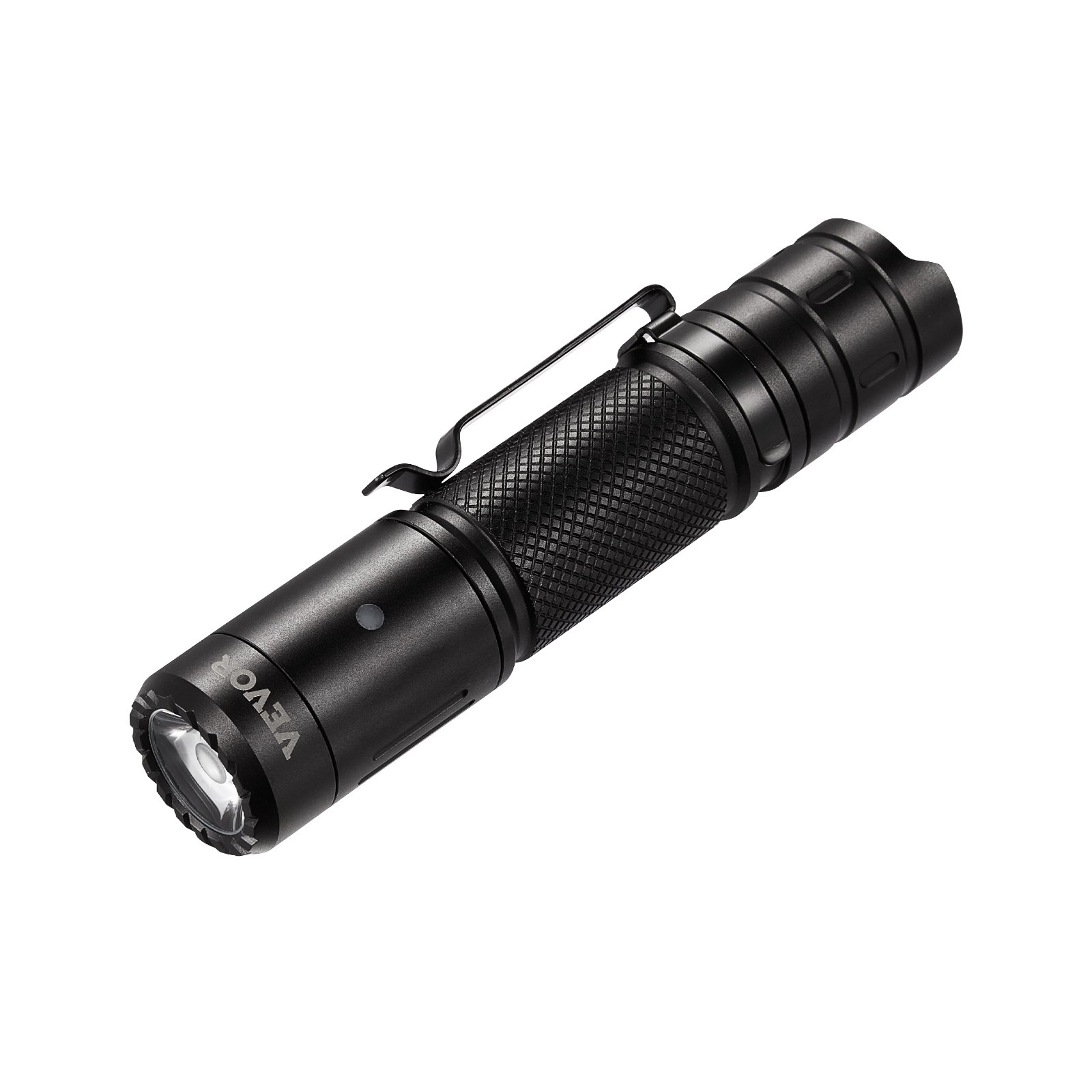 VEVOR Rechargeable Flashlight, High Lumens LED Flashlight with 6 Lighting Modes, IP66 Waterproof Handheld Flash Light for Home, Hiking, Camping, Emergencies, Lightweight & Portable