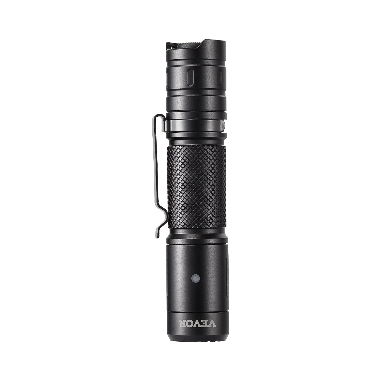 VEVOR Rechargeable Flashlight, High Lumens LED Flashlight with 6 Lighting Modes, IP66 Waterproof Handheld Flash Light for Home, Hiking, Camping, Emergencies, Lightweight & Portable