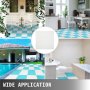 VEVOR Drainage Tiles Interlocking 25 Pack White, Outdoor Modular Interlocking Deck Tile 11.8x11.8x0.5 Inches, Dry Deck Tiles for Pool Shower Sauna Bathroom Deck Patio Garage