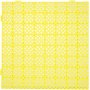 VEVOR Drainage Tiles Interlocking 25 Pack Yellow, Outdoor Modular Interlocking Deck Tile 11.8x11.8x0.5 Inches, Dry Deck Tiles for Pool Shower Sauna Bathroom Deck Patio Garage