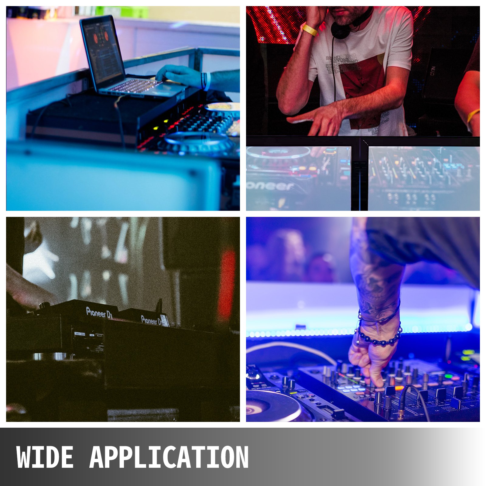 Dj Booth Dj Facade 15.7x106.3 Inch, Dj Event Facade, Foldable Facade Extension