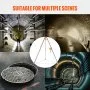 VEVOR confined space tripod kit for various environments, including sewers, manholes, and tunnels.