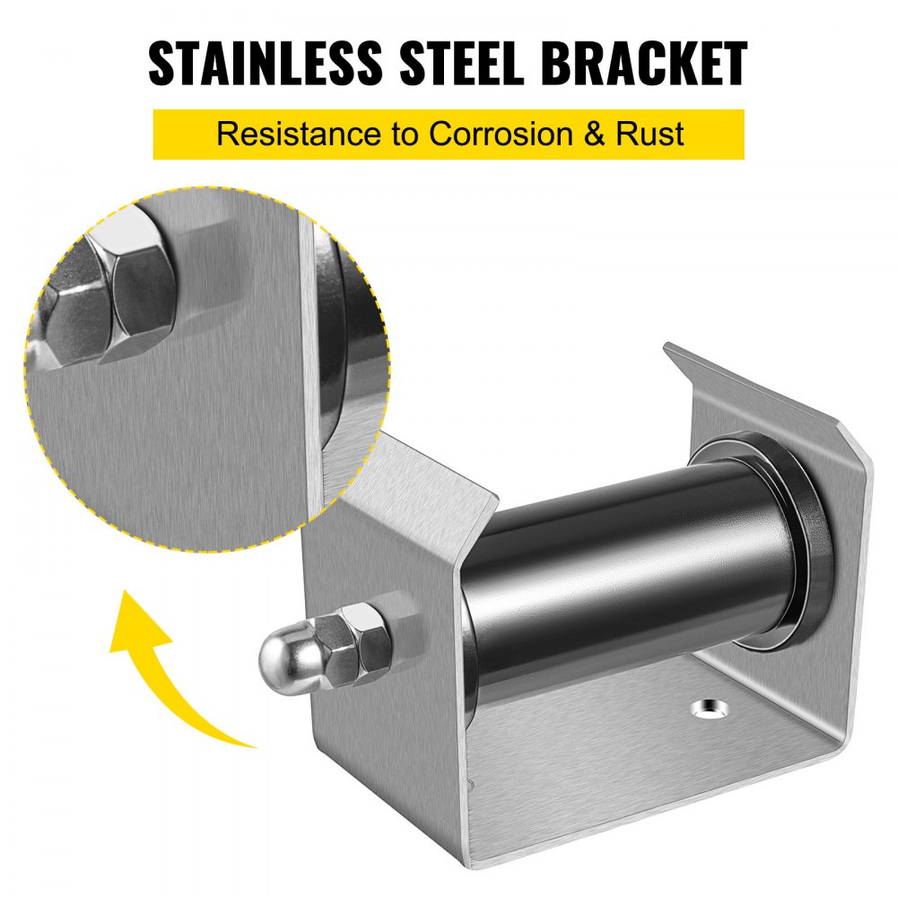 VEVOR Guide Roller Electric Anchor Winch Part Stainless Steel 5.3" Deck Roller