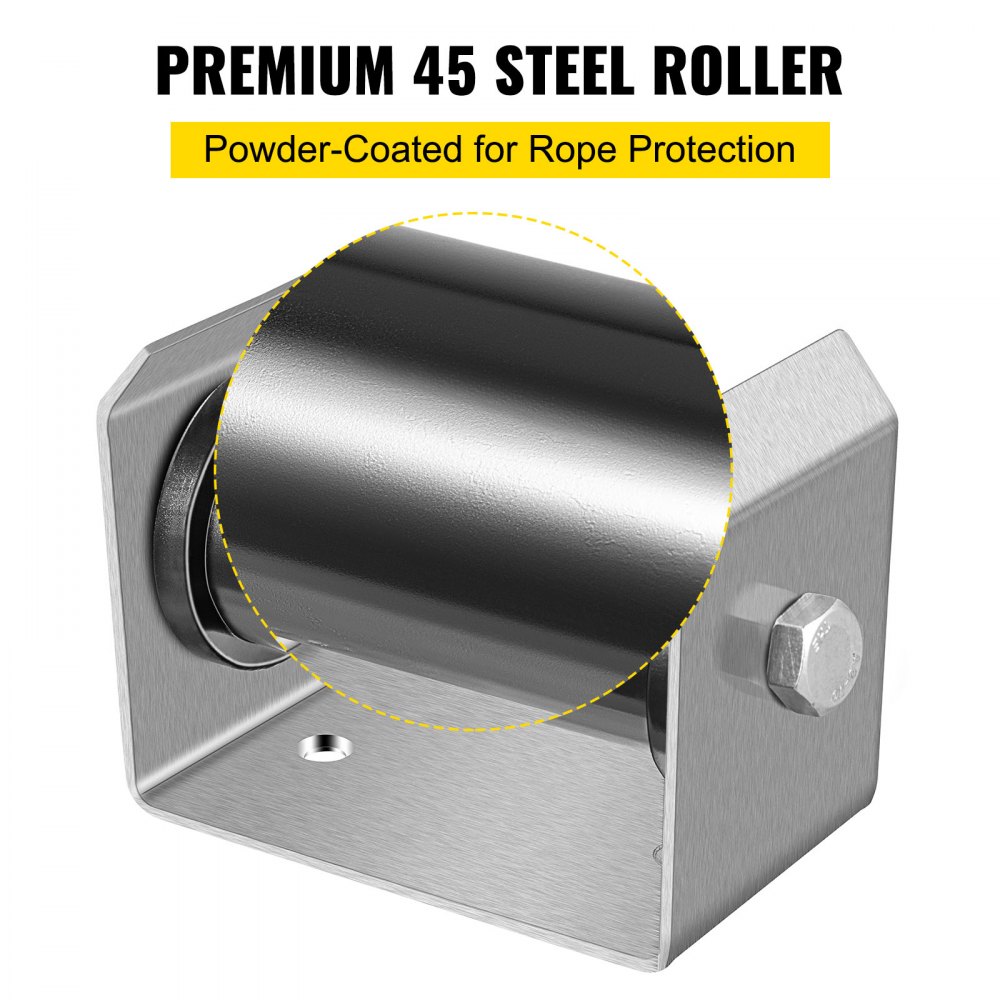 VEVOR Guide Roller Electric Anchor Winch Part Stainless Steel 5.3" Deck Roller