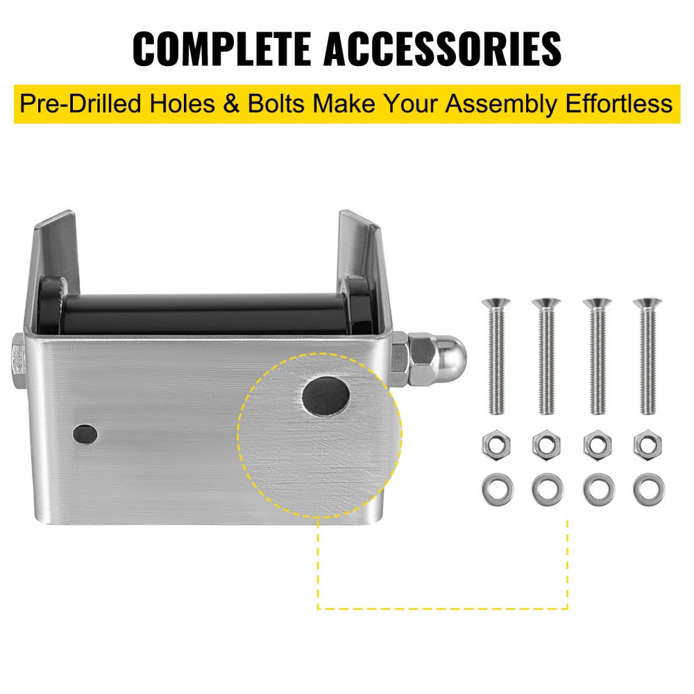 VEVOR Guide Roller Electric Anchor Winch Part Stainless Steel 5.3" Deck Roller