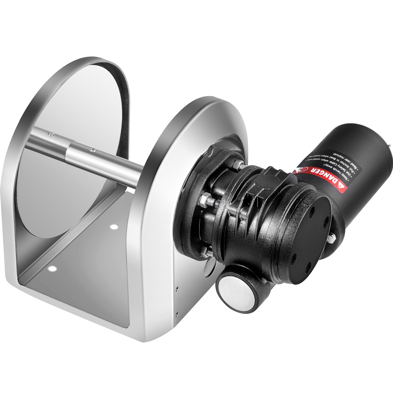 VEVOR Electric Anchor Winch Drum Winch TW180 2500kg Load 6mmX45M Rope Full Kit