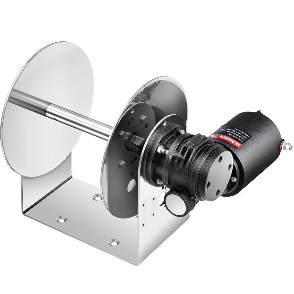 VEVOR Electric Anchor Winch Drum Winch TW200 2500kg Load 6mmX60M Rope Full Kit