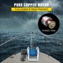 VEVOR Electric Anchor Winch Drum Winch TW200 2500kg Load 6mmX60M Rope Full Kit